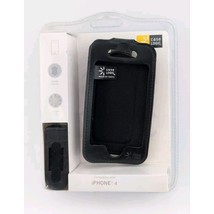 Case Logic iPhone 4 Black Leather Case Belt Clip New In Package - $11.69
