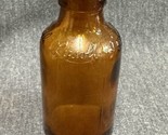 VINTAGE Bloomfield. New Jersey LYSOL BOTTLE, AMBER COLOR, FOUR INCHES TALL - €8,84 EUR