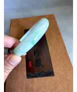 57mm Grade A  Genuine Burmese Green Jadeite Bangle Bracelet  翡翠玉鐲手鐲 - $1,278.79 CAD