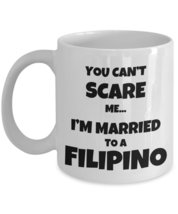 Filipino Husband Wife Gift, Funny Philippines Couple Coffee Mug - You Can&#39;t Scar - £13.47 GBP+