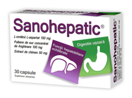 Sanohepatic 30 cps, Balanced Hepatobiliary Functions - £11.79 GBP