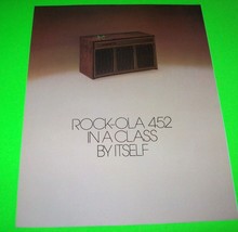 Rock Ola 452 Consule Jukebox FLYER Original NOS Phonograph Music Artwork 1973   - $25.03