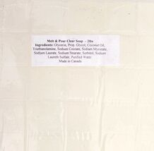 Clear Soap Blocks Melt And Pour Sealed New Lot Of 5 2lbs Bricks Crafts G... - $56.32 CAD
