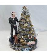 Bradford Exchange Elvis Rock N Roll Xmas Tree Figure Collectible Musical... - $3,121.00 MXN