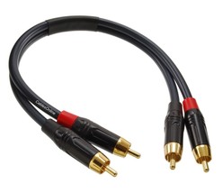 1ft 2-RCA to 2-RCA Gold-Plated Male to Male DJ/Mixer/Stereo System Audio... - $19.99
