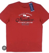 Men's Size XXL Nautical Graphic Atlantic Sailing Club Short Sleeve T-Shi... - $19.75