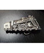 Bergamot Brass Works Belt Buckle Vintage 70s Steam Engine Locomotive Tra... - €32,42 EUR