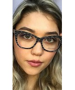 New ALAIN MIKLI A13460 B09U 52mm Black Cat Eye Women&#39;s Eyeglasses Frame - $189.99