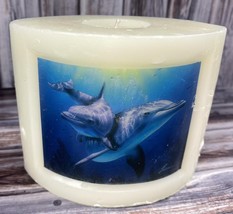 Vintage The Art Of Lassen Collection Glowing Art Candle Christian Riese - Unlit - £11.59 GBP
