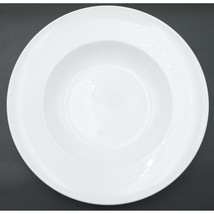 Crate &amp; Barrel Maison White 12&quot; Porcelain Pasta Serving Bowl Made in Vie... - £19.46 GBP