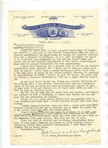 State Board of Optometry of Alabama Signed Letter 1938 - $17.82