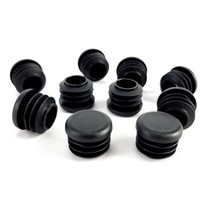 (Lot of 10) 3/4&quot; OD Round (14-20 Ga) Plastic Tubing Plugs .75 Inch End Caps - £7.33 GBP