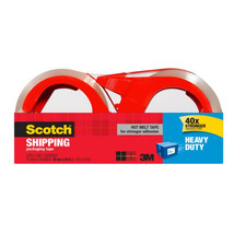 Scotch Packaging Tape Heavy-duty Shipping 2 Rolls &amp; Display - £32.52 GBP