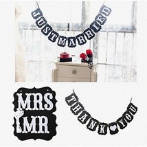 Retro Nuptial Celebration Banner - Cherished Memories, Grateful Newlyweds - £41.13 GBP