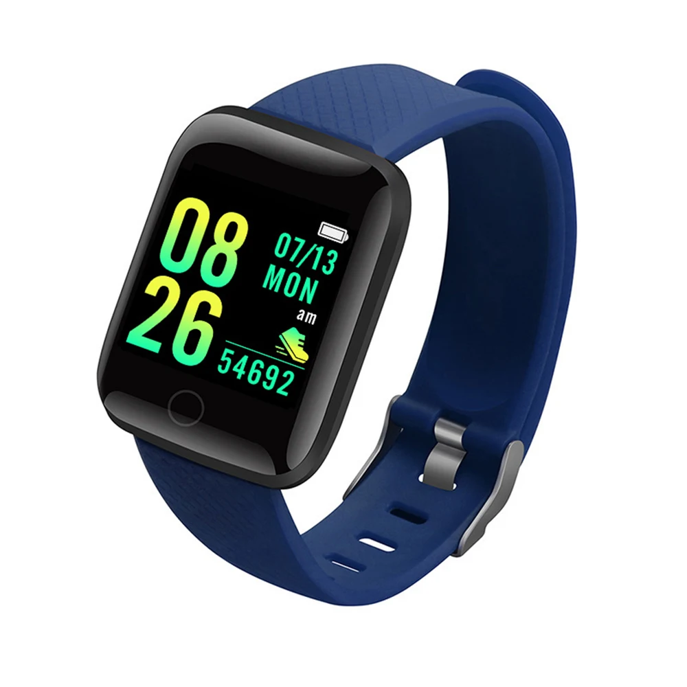 116plus Smart Watch Color Screen Step Counting Multi Sport Mode Message ... - $16.58