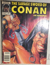 SAVAGE SWORD OF CONAN #130 (1986) Marvel Comics B&amp;W magazine VG+ - $13.85