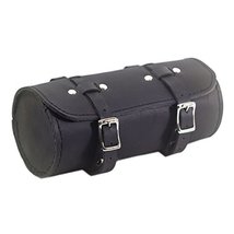 London Craftwork Classic Saddle/Handlebar Round Bag Real Leather in BLAC... - £29.06 GBP