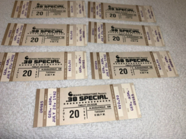 .38 SPECIAL 7 UNUSED 1982 CONCERT TICKETS TINGLEY COLISEUM 38 Special - $19.98