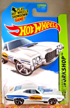 2014 Hot Wheels #248 Workshop-Performance &#39;72 Ford Gran Torino Sport White Varia - £7.86 GBP