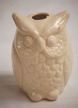 Old Vintage Ceramic White Horned Owl Bird Figurine Curio Cabinet Shelf D... - £11.67 GBP