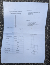 Omni Fiberglass Antenna VTGL-FB-1 image 5