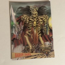 Skeleton Warriors Trading Card #16 Baron Dark - £1.54 GBP
