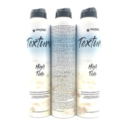SexyHair Texture High Tide Texturizing Finishing Hairspray 8 oz-3 Pack - $58.45