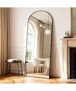 Simple Deluxe Arched Full Length Mirror 71″×26″ (Black) - $85.00