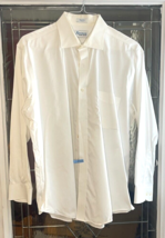 Adonis Mens Dress Shirts Non Iron Long Sleeve Size 16 1/2  32-33 2Ply - £9.91 GBP