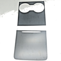 For 2021 2022 Tesla Model 3 2pc Matte Carbon Fiber Center Console Cover ... - $49.47
