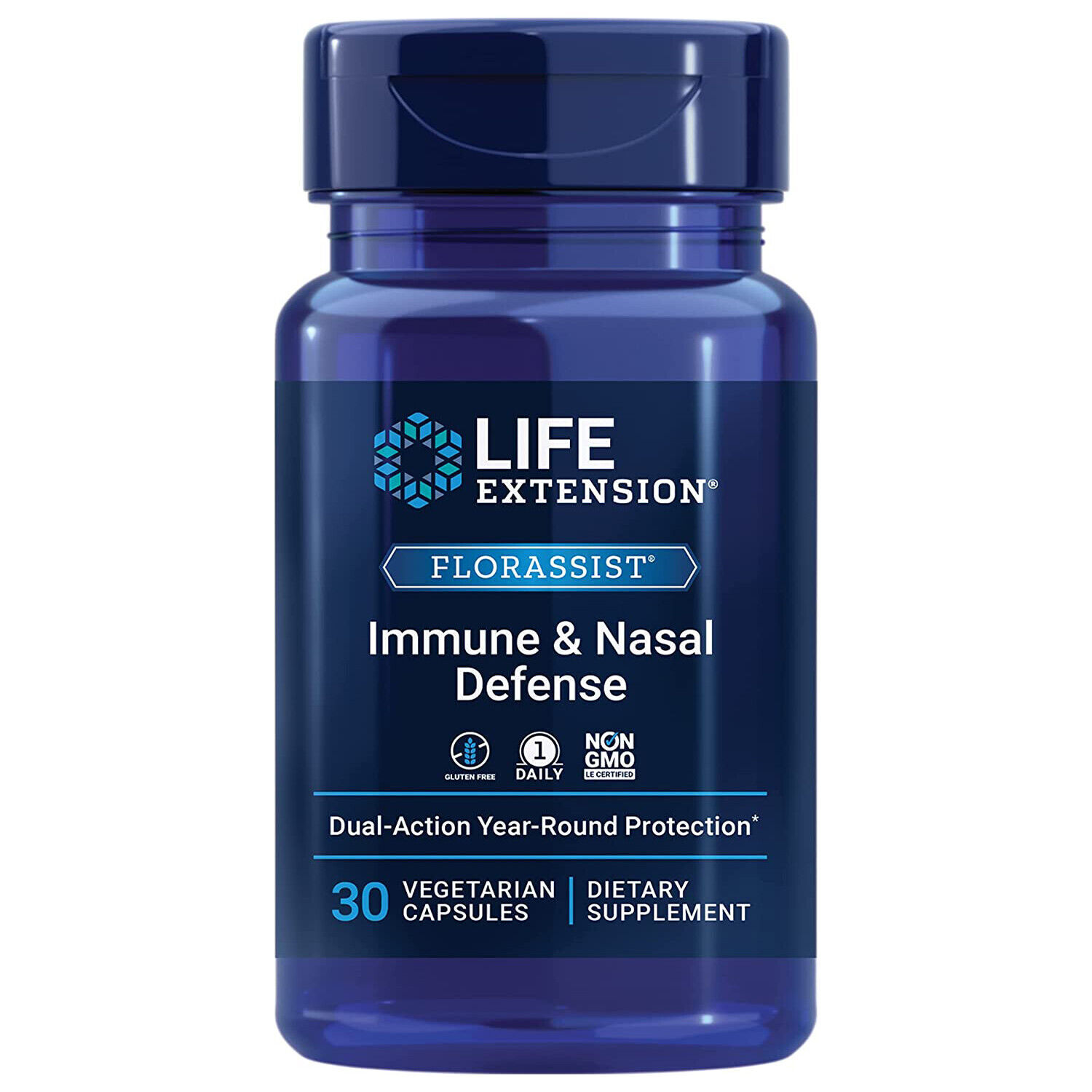 Life Extension FLORASSIST Nasal, 30 Vegetarian Capsules - $19.45