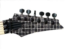 Pickguard Headstock Tremolo Skin Wrap Reskin for Guitars - Black Lung Mo... - $27.99