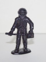 Galaxy Laser Team 2&quot; Black Astronaut Star Patrol 2 PVC Toy 1978 Tim Mee Original - £2.79 GBP