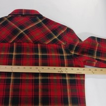 Dravus Heading Nowhere RN#116442 Men's Small Red/Black Flannel Long Sleeve Shirt image 5