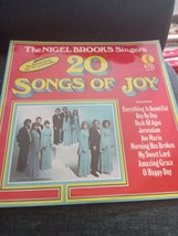 The Nigel Brooks Singers-20 Songs Of Joy Vinyl LP 1975 K TEL NE 706 - £10.79 GBP