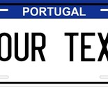 Portugal Blue License Plate Personalized Car Auto Bike Motorcycle Custom - $10.99+