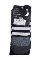Adidas Socks Mens AeroReady Cushioned Crew 3 Pair Pack Shoe Size 6-12 NEW - £14.93 GBP
