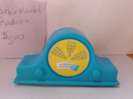 Barbie Blue Dollhouse Mantel Radio - $5.00
