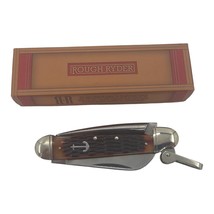 Rough Rider RR535 Mirror Finish Folding Knife Sheepsfoot Blade and Marlin Spike - $22.20