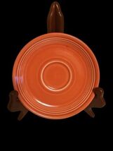 Homer Laughlin Fiesta Persimmon Saucer 5 7/8in (1989-2007) Discontinued - $20.17