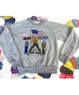 Vtg 1985 G.I Joe Military Hasbro crewneck flag Whitehouse Hasbro kids yo... - $2,301.32 MXN