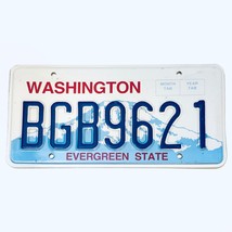  United States Washington Evergreen State Passenger License Plate bgb9621 - $205.22 MXN