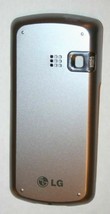 Genuine Lg Banter AX265 Battery Cover Door Silver Slider Cell Phone Back UX265 - £3.44 GBP