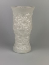 Vintage milk glass vase by E.O. Brody Company, Cleveland USA - Crinkled Design - $15.47