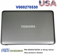 NEW Toshiba Satellite C855 C855D LCD Front Back Cover 15.6&quot; Lid V000270530 Gray - $65.99