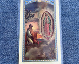 Saint Juan Diego, Prayer to St. Juan Diego Laminated Holy Card New - $1.33