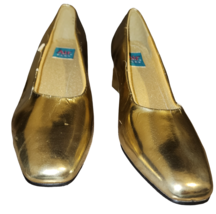 Air Flex Gold Faux Leather Women&#39;s Pump, Size 11M - Unused with Damaged ... - £11.79 GBP
