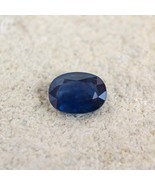 100% Natural Zafiro Azul Suelto Piedra Preciosa Forma Ovalada 6 X 8MM - £45.90 GBP