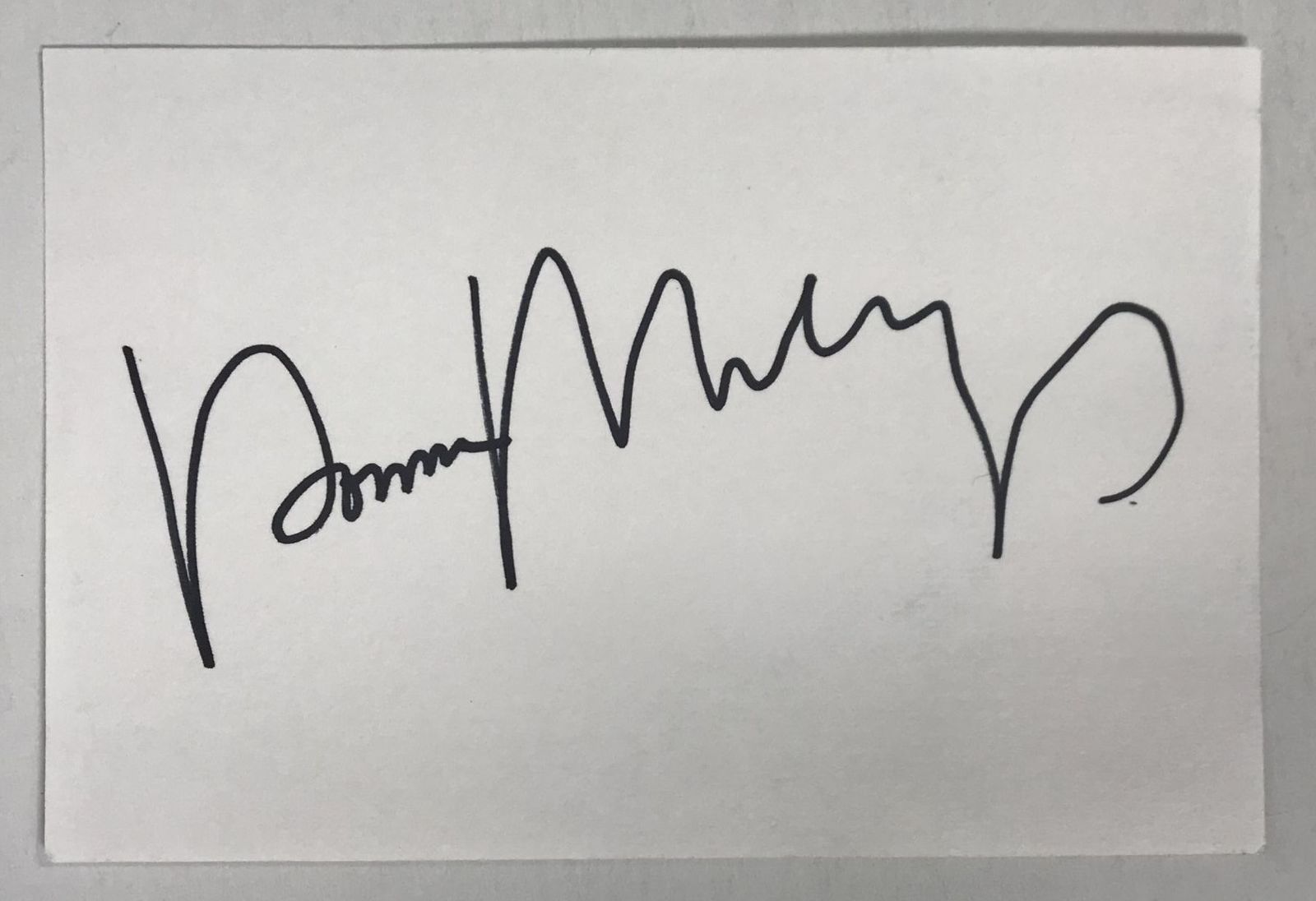 Ronnie Milsap Autographed 4x6 Index Card - $15.00