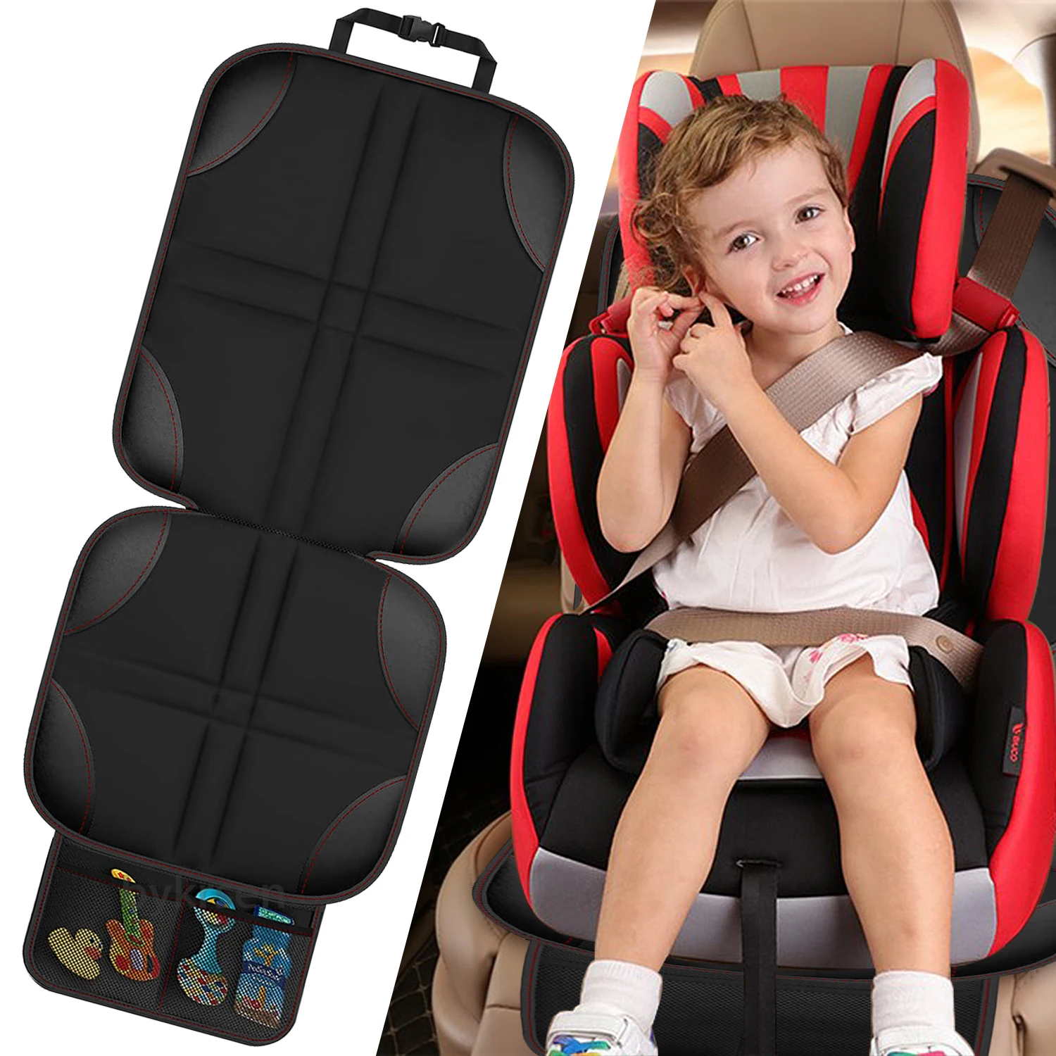 Car Seat Cover Protector Universal for Kids Child Children Auto Rear Seat Covers - £15.92 GBP